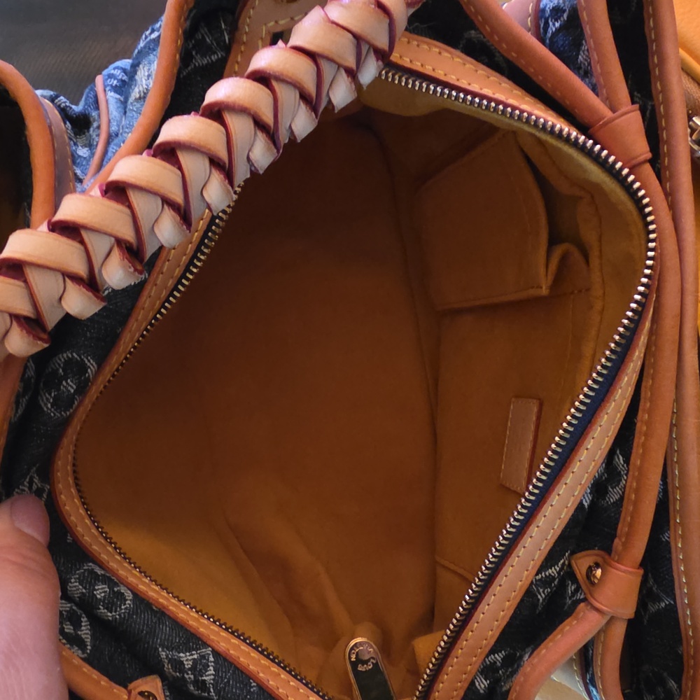 Louis Vuitton Cabas Reyes Denim Tote - Picture 5 of 14